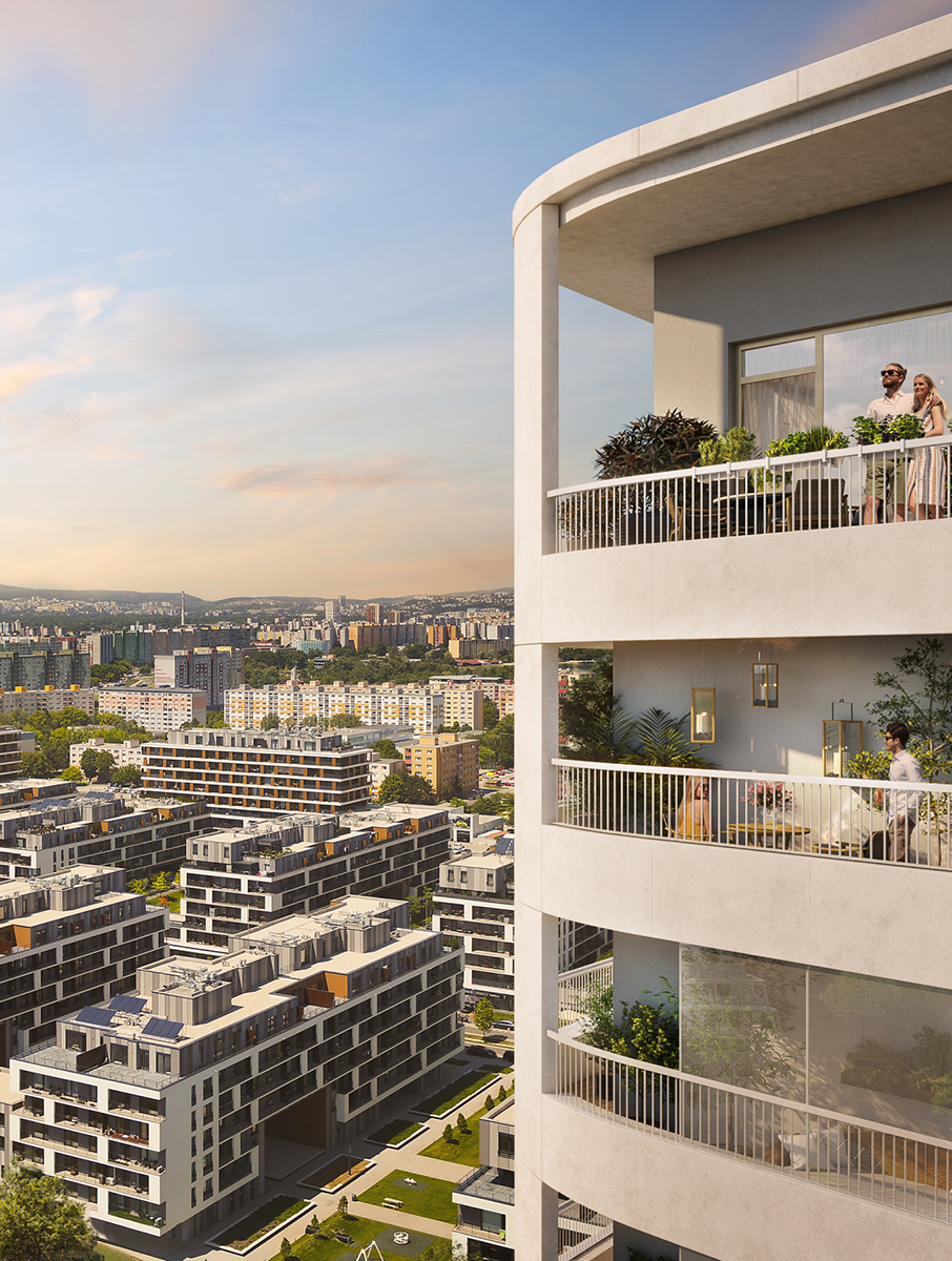 Obrázok mesta z výšky